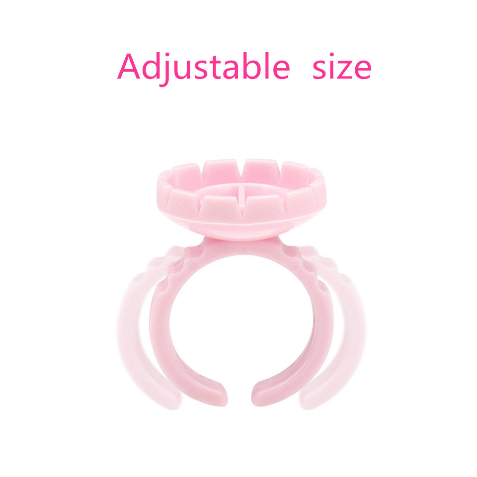 Eyelash Glue Ring 100 Pcs