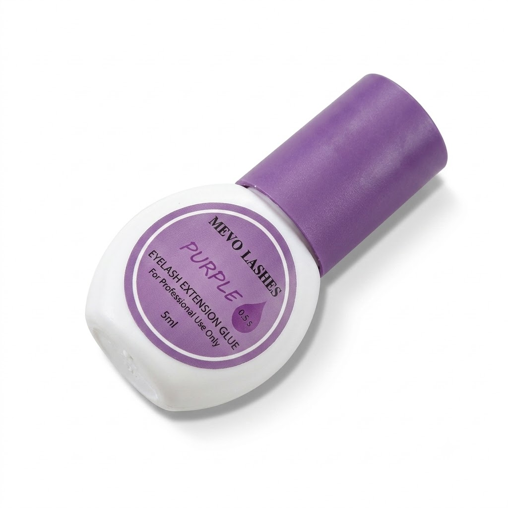 EYELASH EXTENSIONS PURPLE GLUE 0.5 Sec